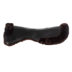 Amortisseur Acavallo Classic Gel et mouton Noir / laine marron