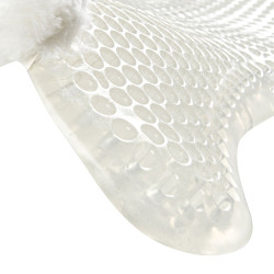 Amortisseur Acavallo mouton réhausseur avant Transparent / mouton blanc Amortisseur Acavallo mouton réhausseur avant Transparent / mouton blanc
