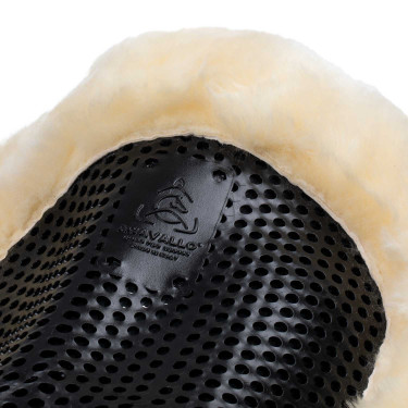 Amortisseur Acavallo mouton réhausseur avant Noir / mouton naturel