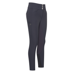 Pantalon d'équitation Euro-Star Aurelia Connect FullGrip femme Nuit Bleu marine