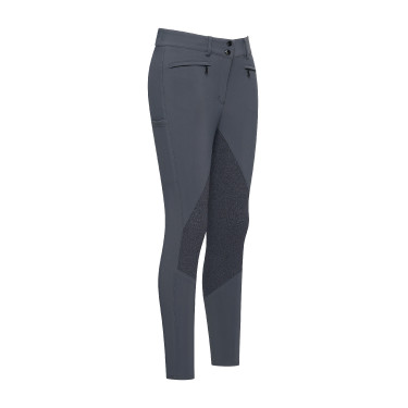 Pantalon d'équitation Euro-Star Arista Connect Full Grip femme Magnet Gris