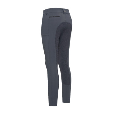 Pantalon d'équitation Euro-Star Arista Connect Full Grip femme Magnet Gris