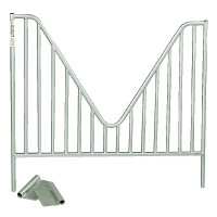 Grille de porte de box 1,20 m pour écurie cheval