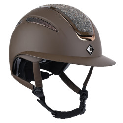 Casque Imperial Riding Olania Deluxe big visor Marron