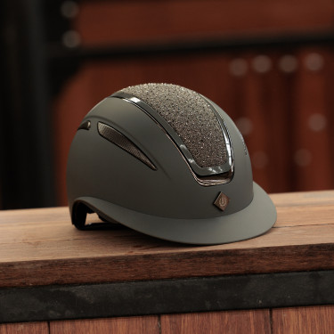 Casque Imperial Riding Olania Deluxe big visor Gris