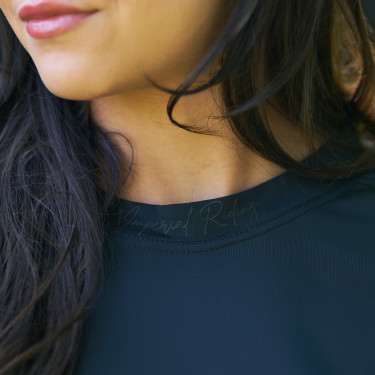 T-shirt Imperial Riding Horse Angel femme Noir