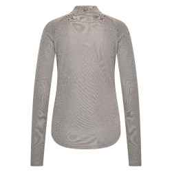 Polo manches longues Imperial Riding Parla femme Charbon de bois Gris