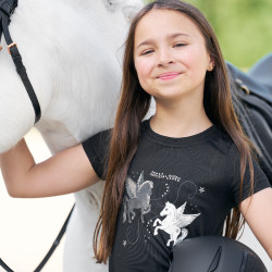 T-shirt Imperial Riding Star Sky enfant Noir T-shirt Imperial Riding Star Sky enfant Noir