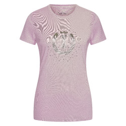 T-shirt manches courtes Imperial Riding Hally femme Ballerine Rose