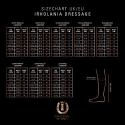 Bottes d'équitation Imperial Riding Olania Dressage Longue/Large Black lack / chrystal