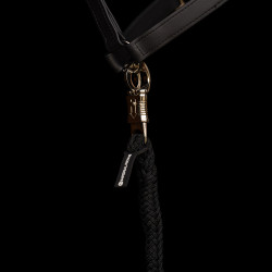 Longe d'attache Imperial Riding Classic anti-panique Noir Longe d'attache Imperial Riding Classic anti-panique Noir
