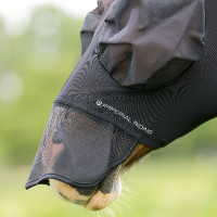 Máscara anti-moscas con nariz Imperial Riding Trail ride Noir Máscara anti-moscas con nariz Imperial Riding Trail ride Noir