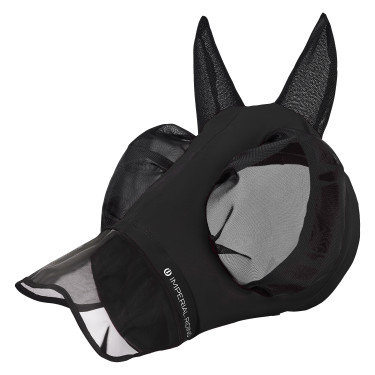 Máscara anti-moscas con nariz Imperial Riding Trail ride Noir Máscara anti-moscas con nariz Imperial Riding Trail ride Noir