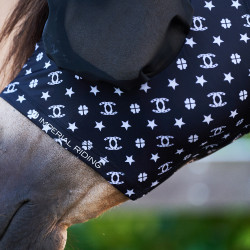 Masque anti-mouches Imperial Riding Trail ride Noir AOP Motifs Masque anti-mouches Imperial Riding Trail ride Noir AOP Motifs