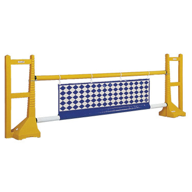 Toile d'obstacle La Gée, soubassement d'obstacles
