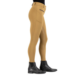 Pantalon d'équitation HV Polo Favourite Sporty FullGrip Paille Marron