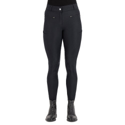 Pantalon d'équitation HV Polo Favourite Sporty FullGrip Noir