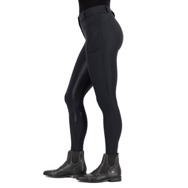 Pantalon d'équitation HV Polo Favourite Sporty FullGrip Noir
