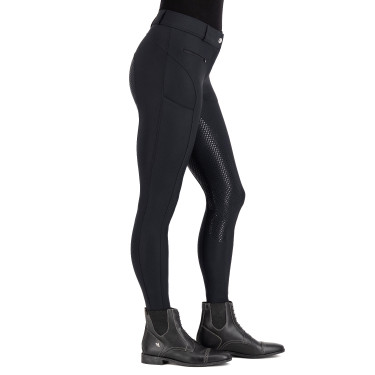 Pantalon d'équitation HV Polo Favourite Sporty FullGrip Noir