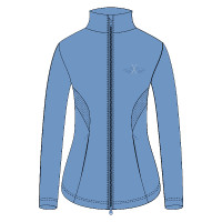 Tech cardigan HV Polo Lili Bleu clair Tech cardigan HV Polo Lili Bleu clair
