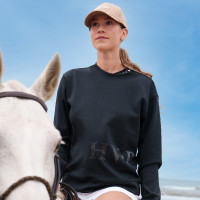 Tech sweat HV Polo Jenna Noir Tech sweat HV Polo Jenna Noir