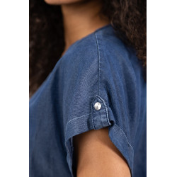 Blouse Harcour Shaina Marine Bleu marine