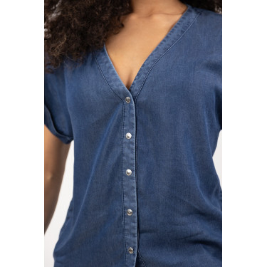 Blouse Harcour Shaina Marine Bleu marine