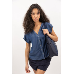Blouse Harcour Shaina Marine Bleu marine