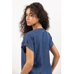 Blouse Harcour Shaina Marine Bleu marine
