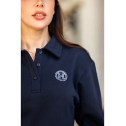 Polo Sweat Harcour Alisson Marine Bleu marine Polo Sweat Harcour Alisson Marine Bleu marine