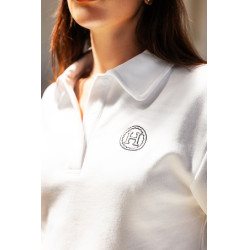 Polo Sweat Harcour Alisson Blanc