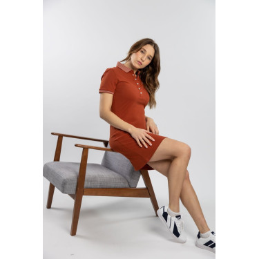 Robe Polo Harcour Dynamite Terracotta Orange Robe Polo Harcour Dynamite Terracotta Orange