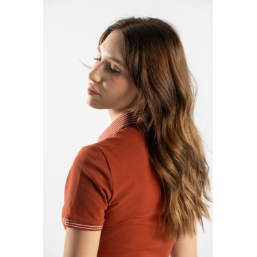 Robe Polo Harcour Dynamite Terracotta Orange Robe Polo Harcour Dynamite Terracotta Orange