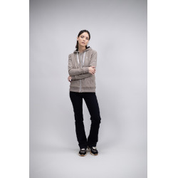 Sweat à capuche Harcour Swai Taupe Marron