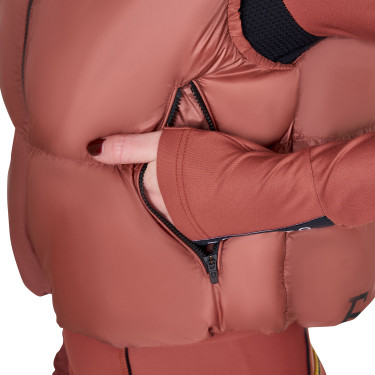 Gilet court zippé femme Equestro Séquoia