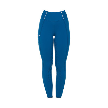 Legging ajustés femme avec grip complet Classic Equestro Bleu corail Legging ajustés femme avec grip complet Classic Equestro Bleu corail