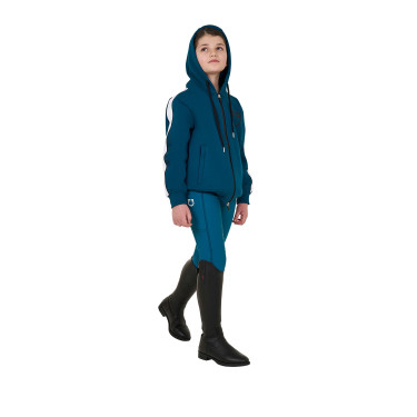 Legging fille cintré avec grip et logo Equestro Legging fille cintré avec grip et logo Equestro