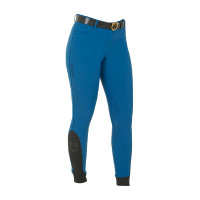 Pantalon ajusté avec grip femme avec logo Zenda Equestro Asphalte Gris