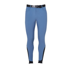Pantalon ajusté avec grip intégral homme Aria Equestro Bering sea Bleu