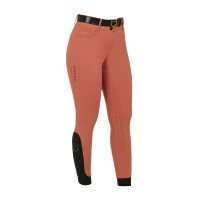 Pantalon taille haute avec grip intégral femme Equestro Séquoia Marron Pantalon taille haute avec grip intégral femme Equestro Séquoia Marron