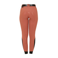 Pantalon taille haute avec grip intégral femme Equestro Séquoia Marron Pantalon taille haute avec grip intégral femme Equestro Séquoia Marron