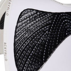 Tapis de selle Acavallo Dressage Twin Grip Blanc Tapis de selle Acavallo Dressage Twin Grip Blanc