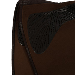 Tapis de selle Acavallo Dressage Twin Grip Marron