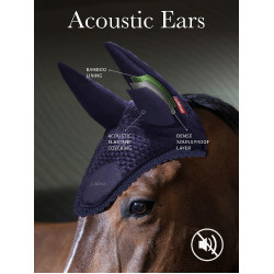 Bonnet anti-mouches LeMieux acoustique Essence Marine Bleu marine