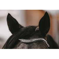 Frontal en V Swarovski blanc New English Collection by Dy'on Noir