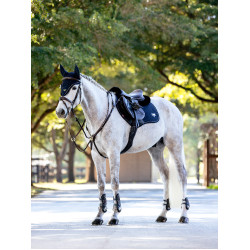 Tapis de selle LeMieux CC Puissance Suede Marine Bleu marine Tapis de selle LeMieux CC Puissance Suede Marine Bleu marine