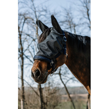 Masque anti-mouches anti-UV Equithème Halter Masque anti-mouches anti-UV Equithème Halter