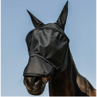 Masque anti-mouches anti-UV Equithème Protec Noir