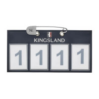 Plaque d’identification Kingsland 4 emplacements Classic par 2 Marine Bleu marine