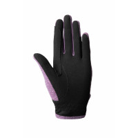 Gants Horze Fay JR Prune noire Violet Gants Horze Fay JR Prune noire Violet